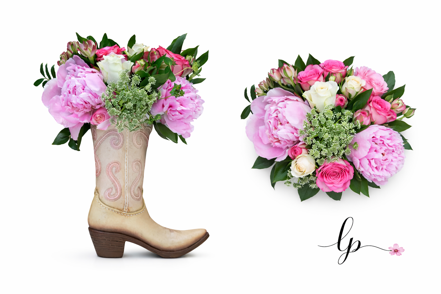Pretty in Peonies Boot